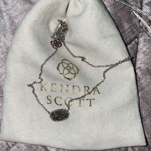 original ks druzy stone necklace